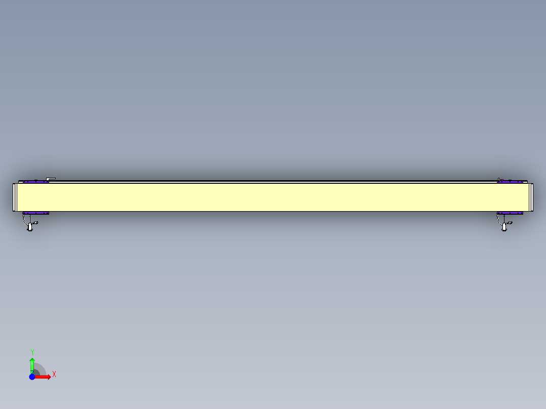 威洛博VL系列直线电机模组-2VL17E2-S2700前视图