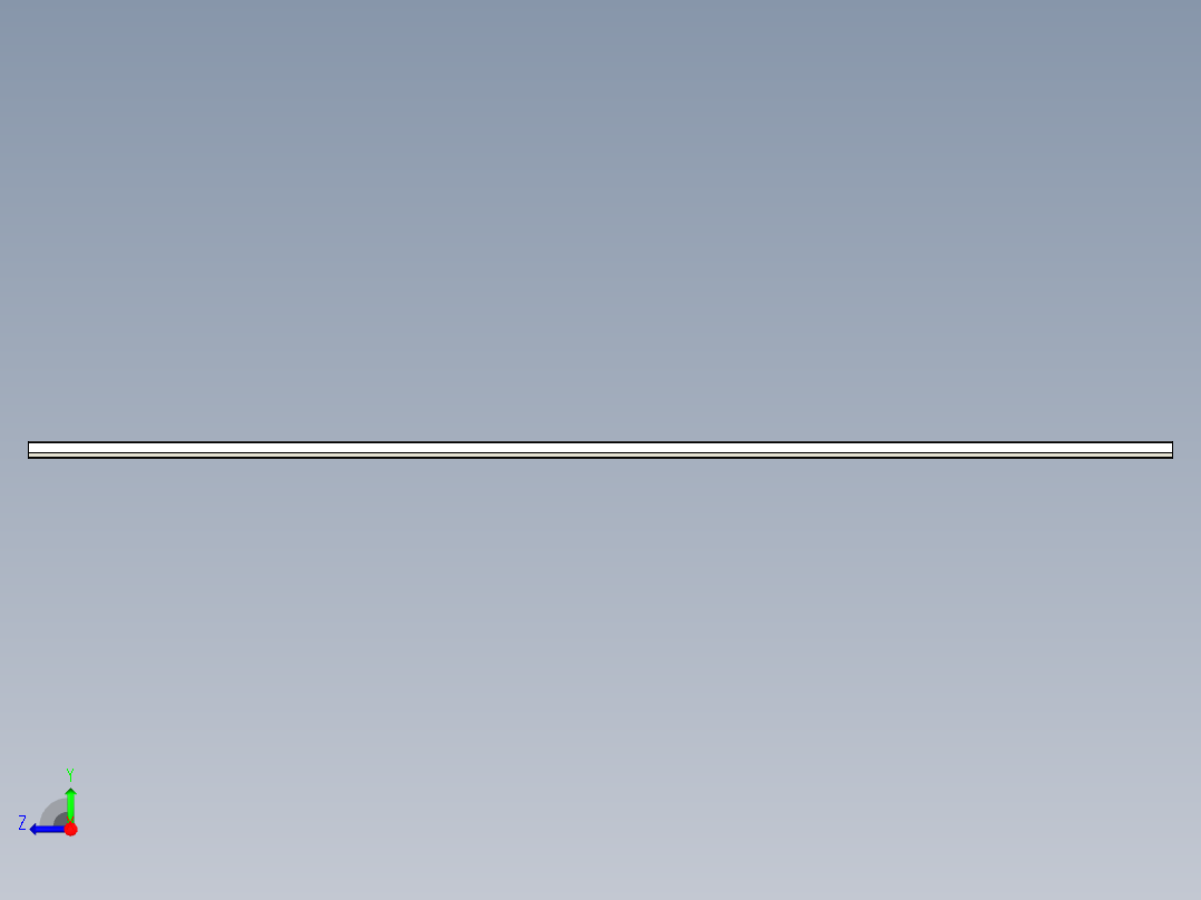 悬臂闸门CGS-345的轨道右视图