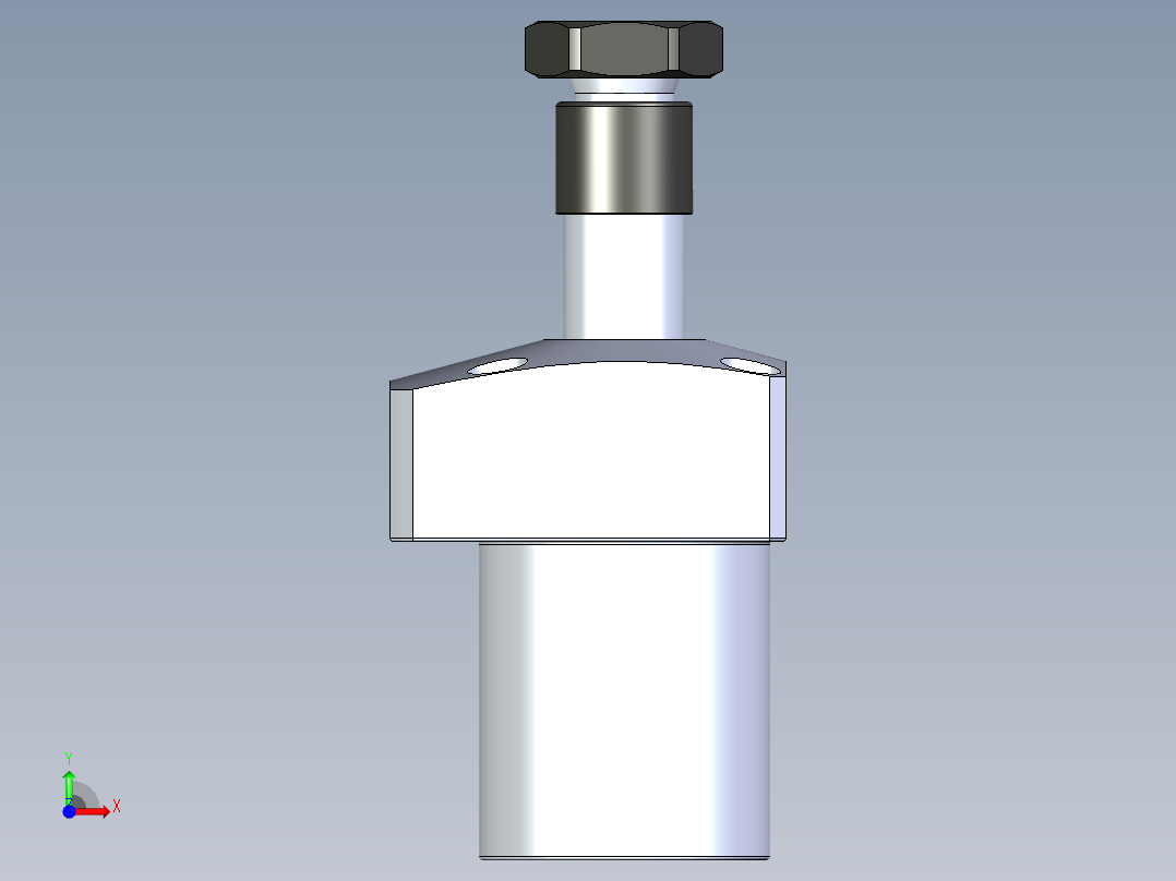 KOSMEKLHA0360-SL_R01多系列多零件图纸模型前视图