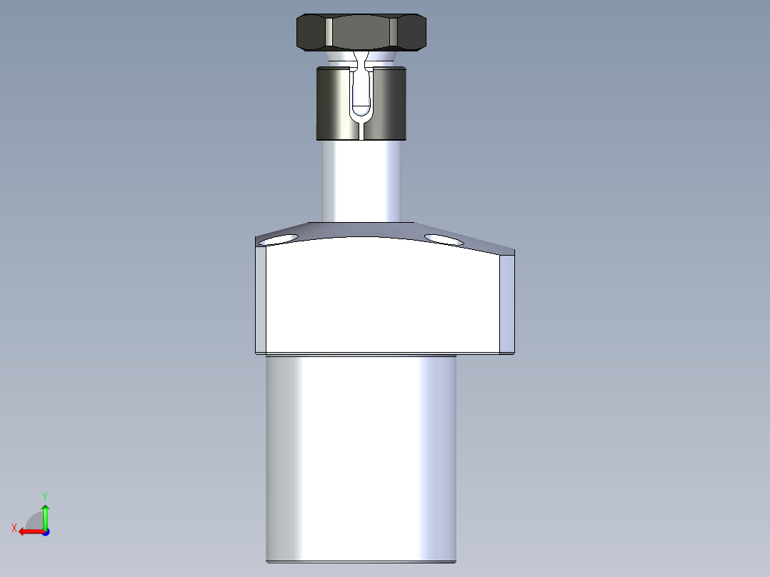KOSMEKLHA0360-SL_R01多系列多零件图纸模型后视图