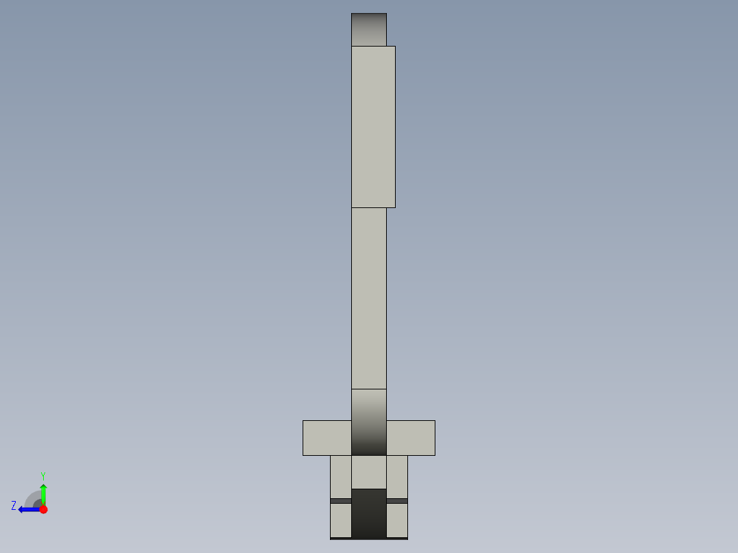 施耐德接线端子3D模型右视图