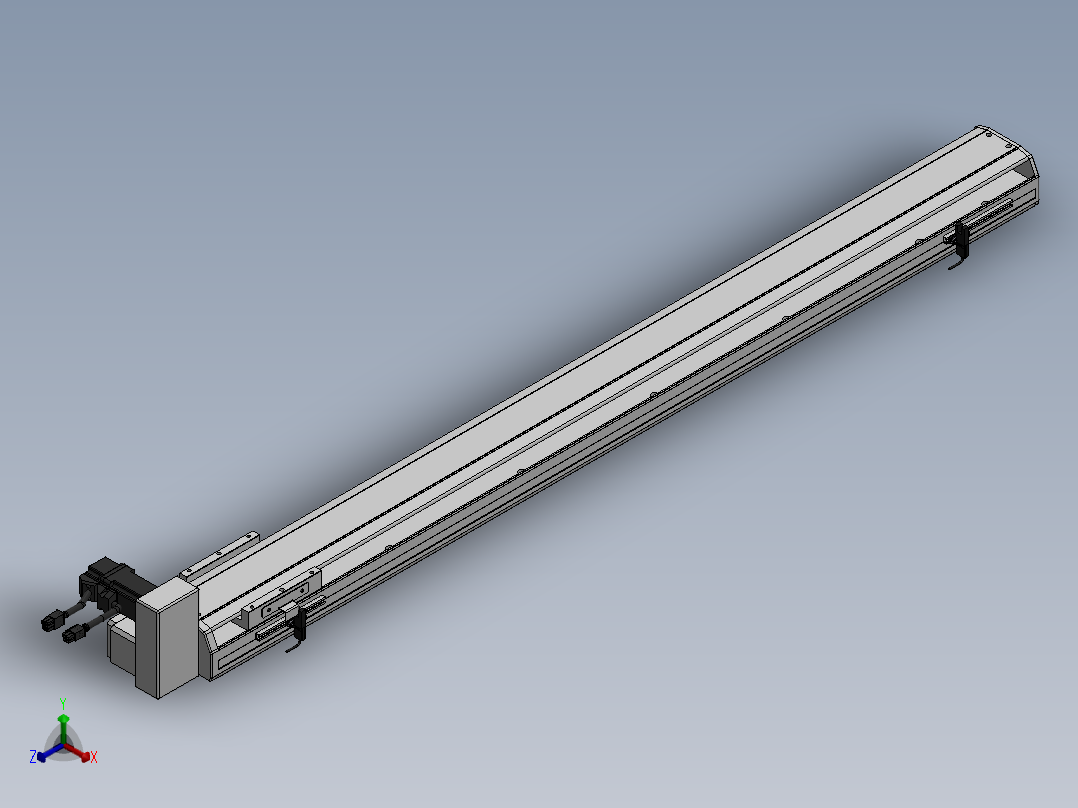 精密模组MT100-L78-1000-RU-M10-C4正等轴测图