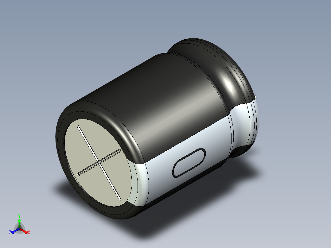 无源元件封装-CAP_RAD_D16x20_POL_BK