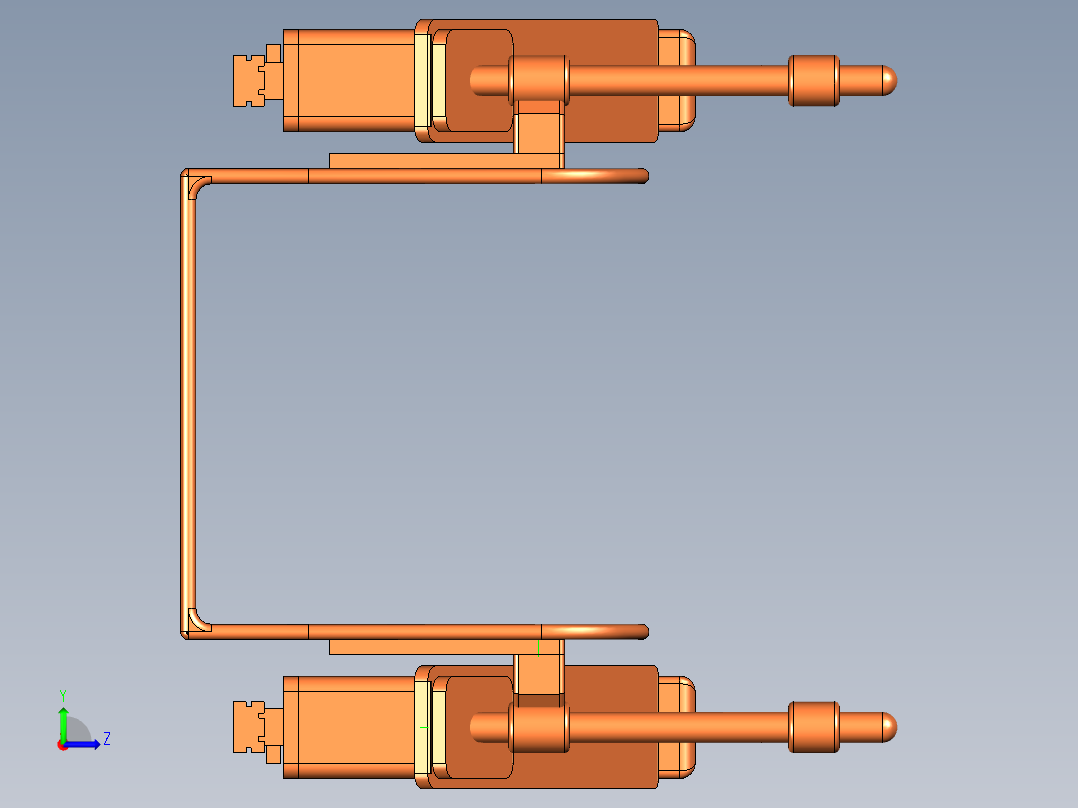 UG升降上车梯左视图