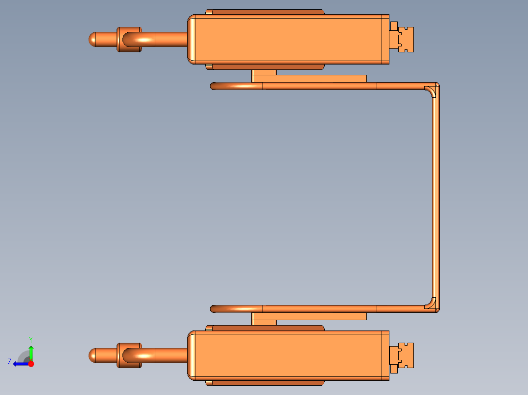 UG升降上车梯右视图