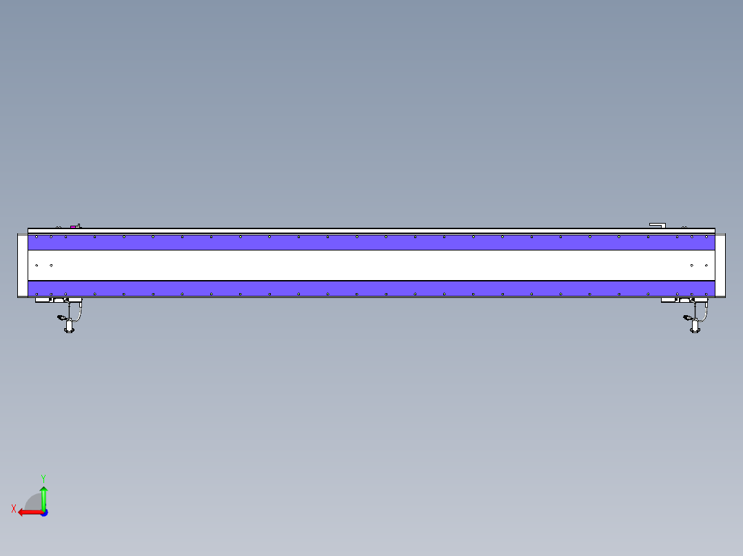 威洛博VL系列直线电机模组-2VL22H2-S1950后视图
