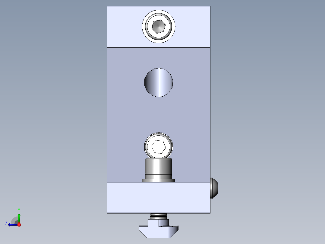 铝型材及其附件3.31.100.60.60.M5.ST前视图