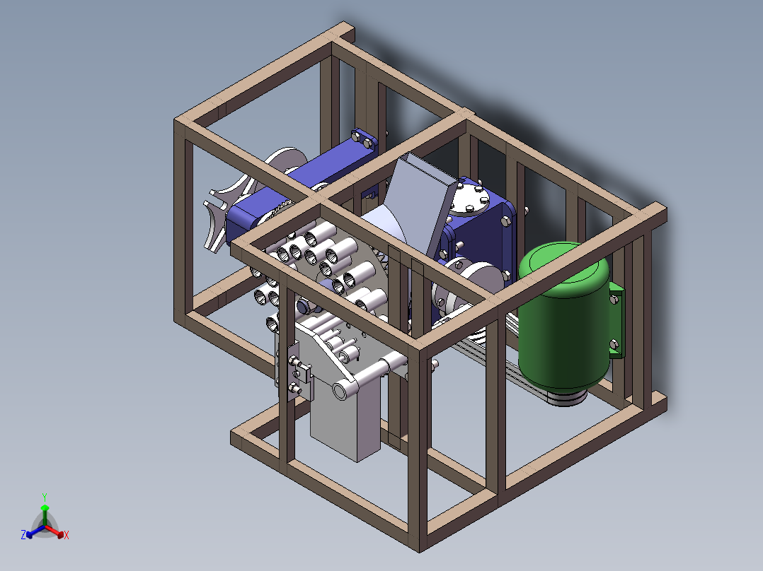 转盘式大枣红枣去核机的设计含SW三维图+说明+9张CAD图正等轴测图