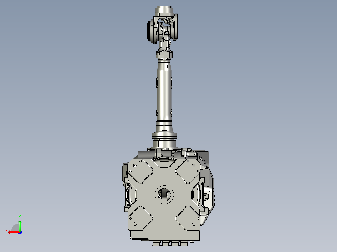 那智机器人nachi-robotics-mr35-mr50-7-axis-industrial-robot-35kg-50kg stp后视图