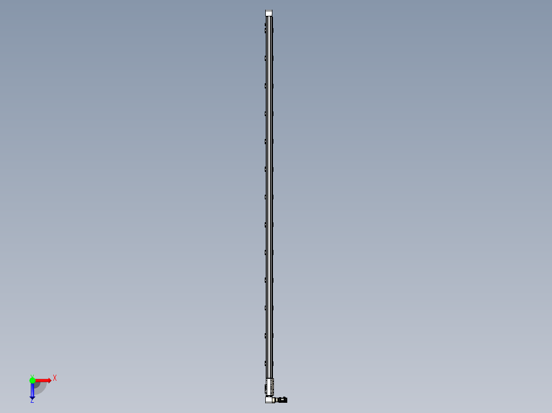 同步带滑台-欧规B8H-L176-S5200-L-ZP40-D3-N5俯视图