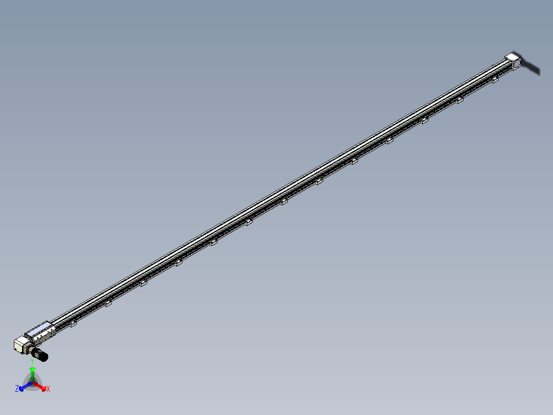 同步带滑台-欧规B8H-L176-S5200-L-ZP40-D3-N5正等轴测图