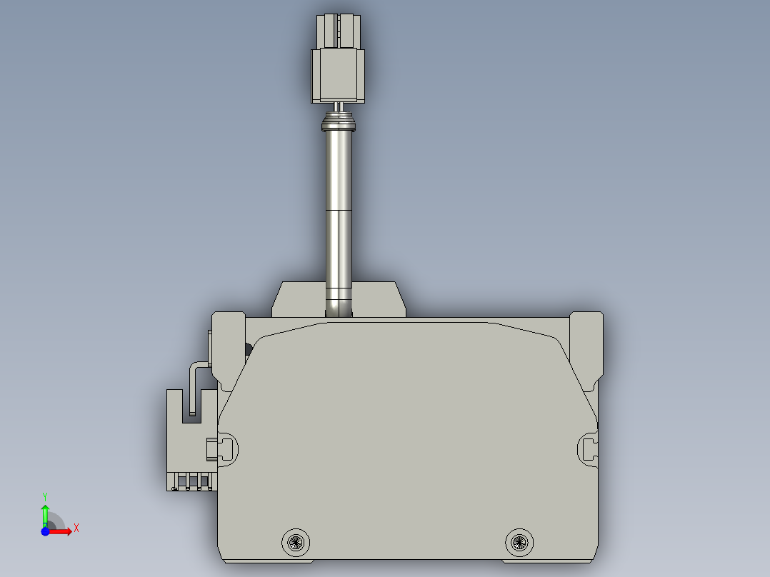 东锦丝杆传动-直线滑台模组DH102-C-L10-S600-BC-P400W-C3前视图