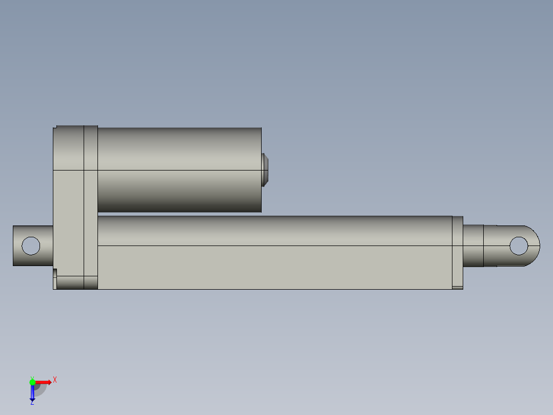 上银线性制动器LAS_STEP俯视图