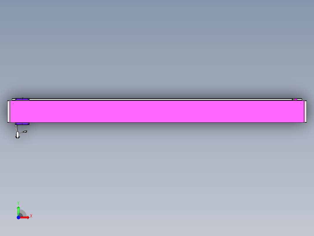 威洛博VL系列直线电机模组-VL17E1-S2100前视图