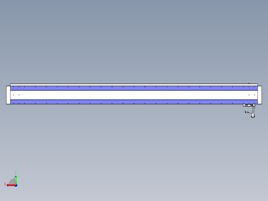 威洛博VL系列直线电机模组-VL17E1-S2100后视图