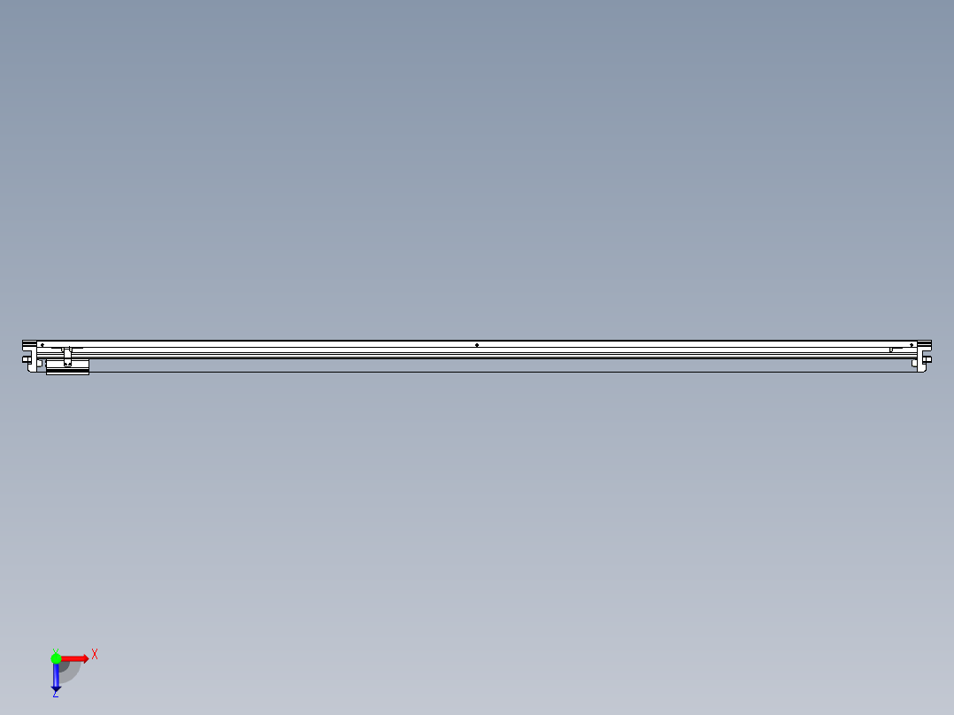 威洛博VL系列直线电机模组-VL17E1-S2100俯视图