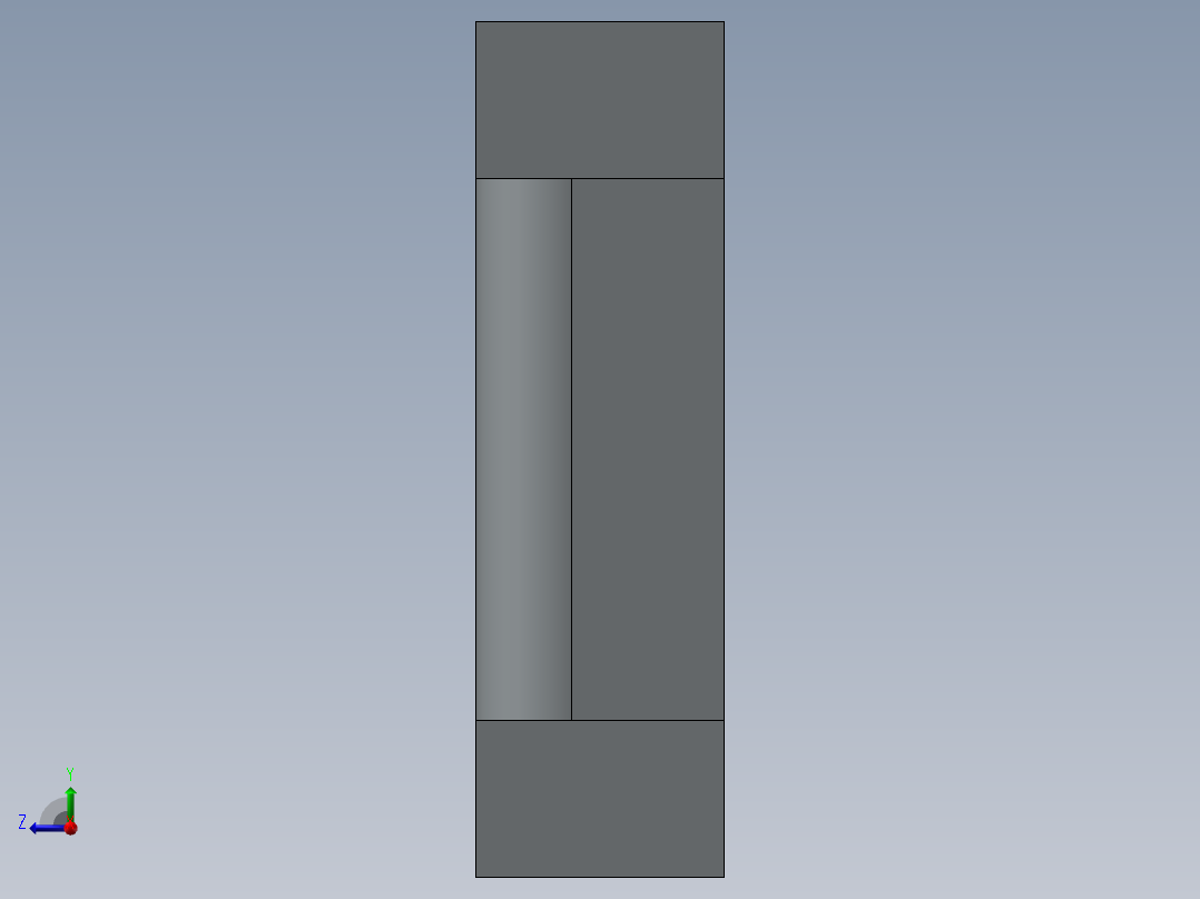CL219-1-2铰链右视图
