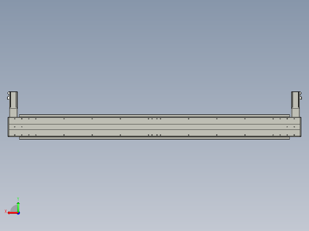 威洛博双电机滑台-VBF14S2-L100-S1500-BLR-P40-C6后视图