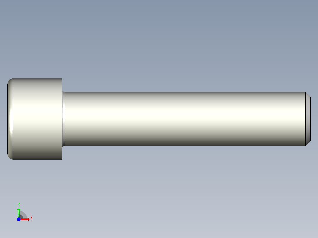 螺钉-DIN_912-M12x55.stp前视图