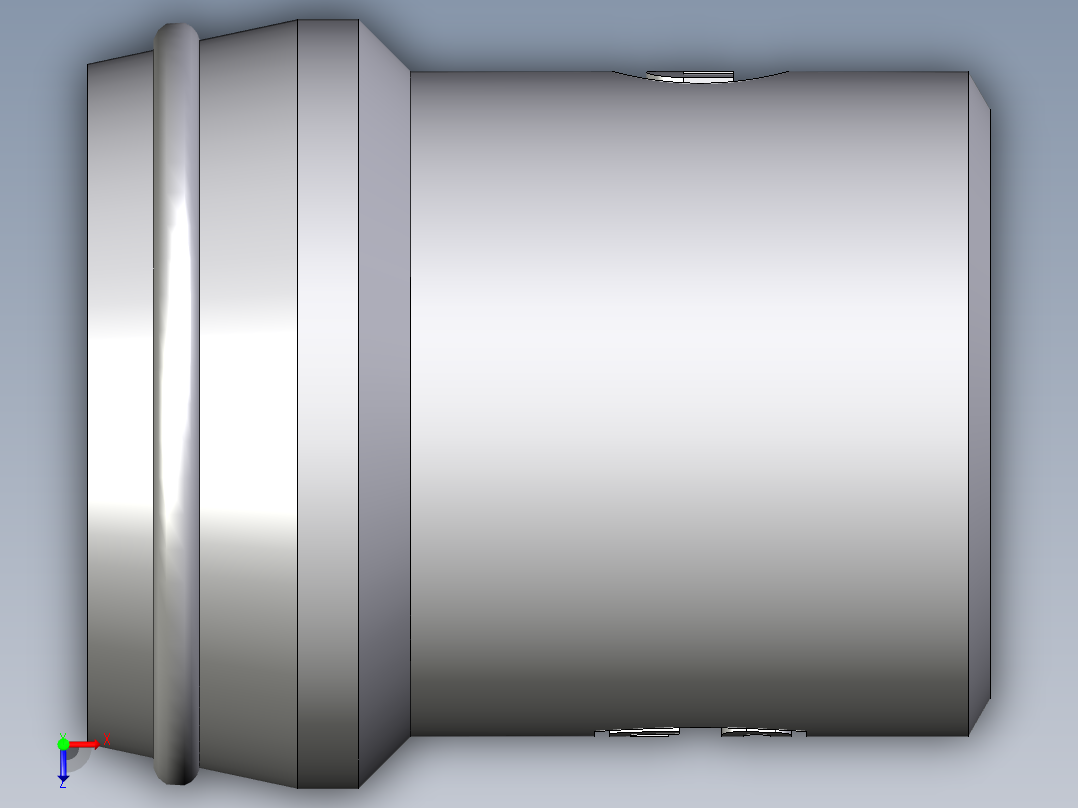 卡套式工业通用硬管接头EO_Schweisskegel_SKA35X4俯视图
