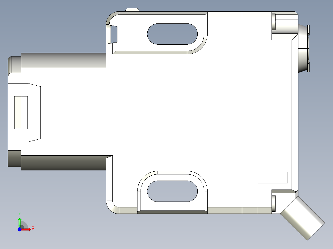 基恩士PZ-G51B_52B-R_kc图纸模型前视图