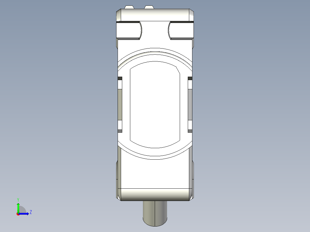 基恩士PZ-G51B_52B-R_kc图纸模型左视图