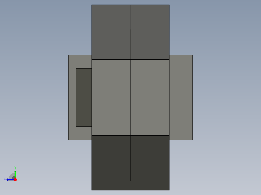 基恩士OP-84457_kc图纸模型右视图