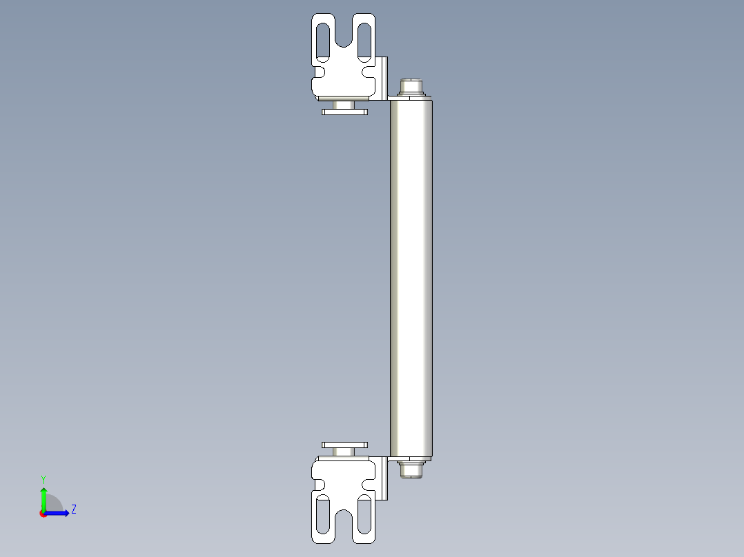 基恩士SL-JB15_side-mount_kc图纸模型左视图
