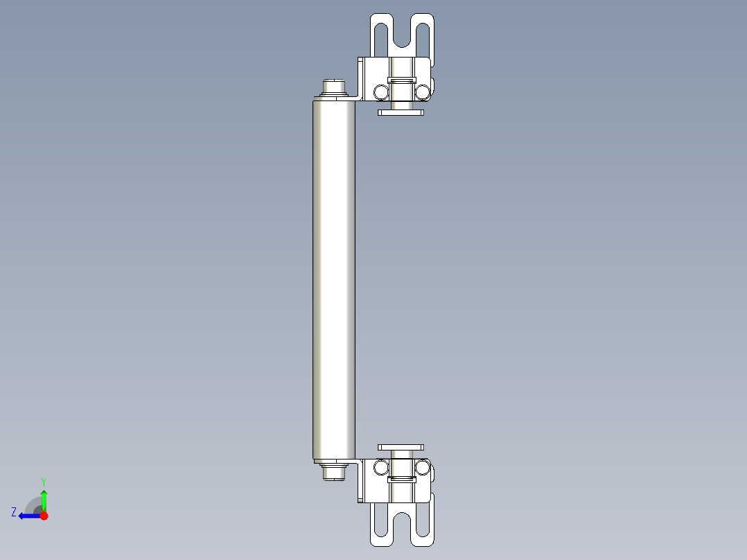 基恩士SL-JB15_side-mount_kc图纸模型右视图