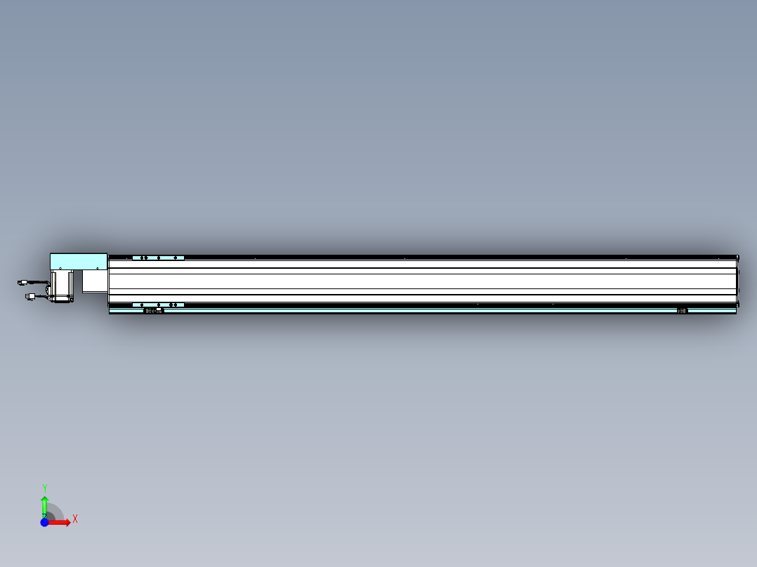威洛博VBF同步带传动一般环境VBF14-L45-S1400-BR-ZP40-C3前视图