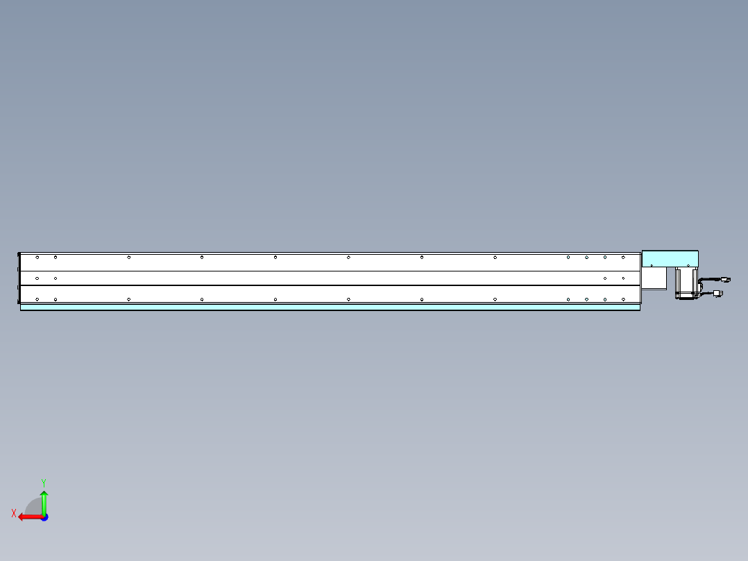 威洛博VBF同步带传动一般环境VBF14-L45-S1400-BR-ZP40-C3后视图