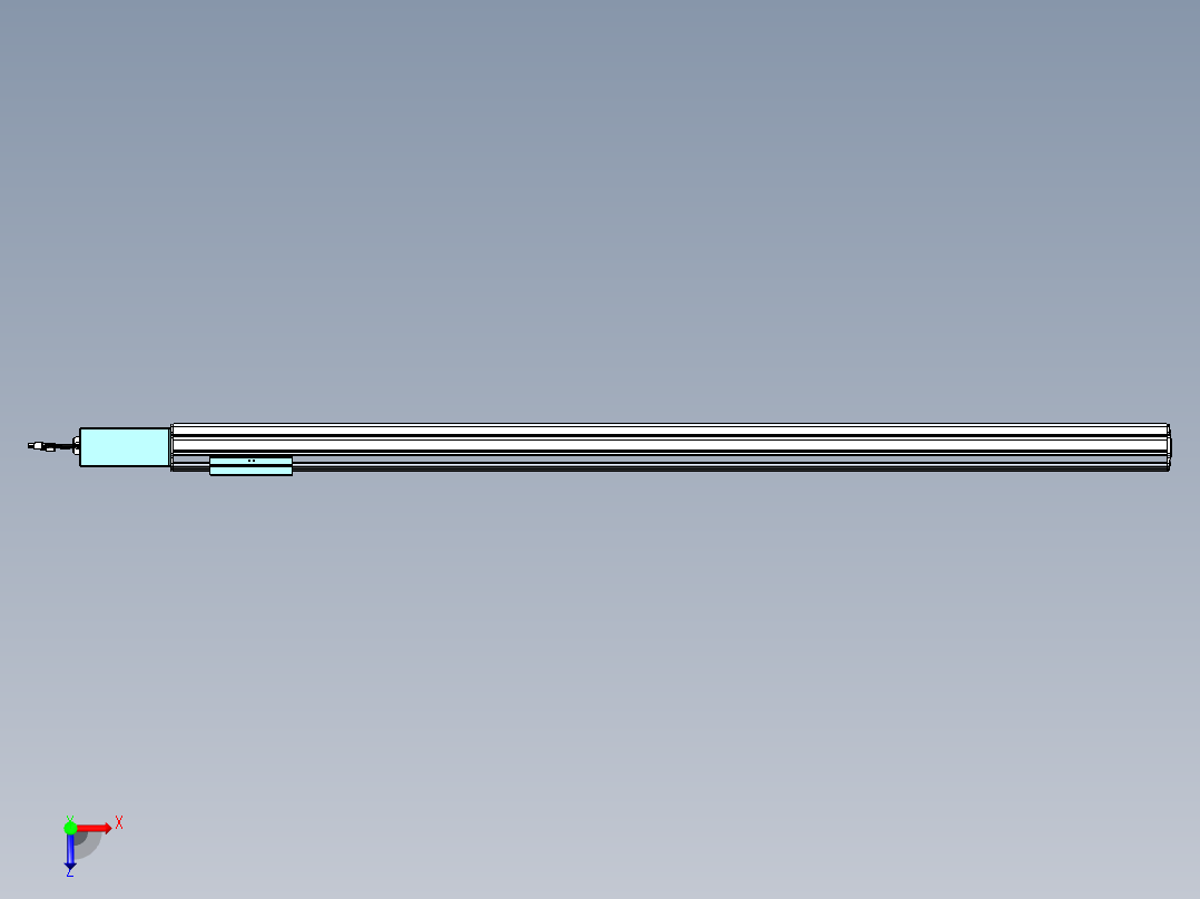 威洛博VBF同步带传动一般环境VBF14-L45-S1400-BR-ZP40-C3俯视图