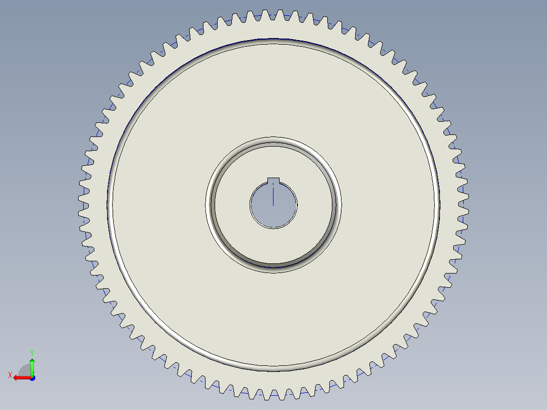 齿轮啮合 (83)后视图