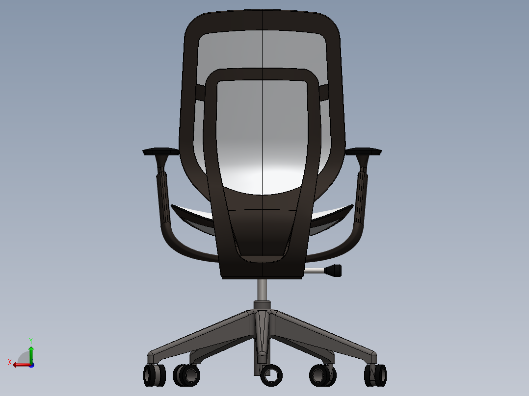 Steelcase 卡门后视图