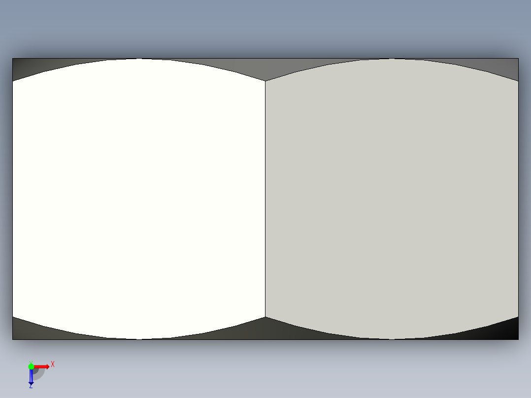 公制六角螺母-Metric Hex Nuts M18 x 2.5mm Thread俯视图