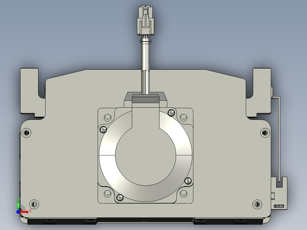 东锦丝杆传动-直线滑台模组DH210-C-L10-S850-BC-P750W-C3前视图