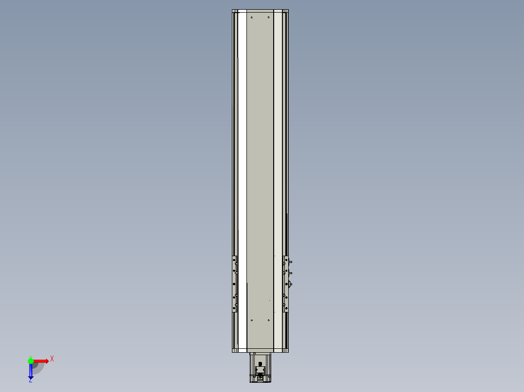东锦丝杆传动-直线滑台模组DH210-C-L10-S850-BC-P750W-C3俯视图