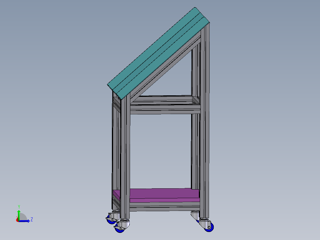 送料<span style='color: red'>小推车</span>3D模型