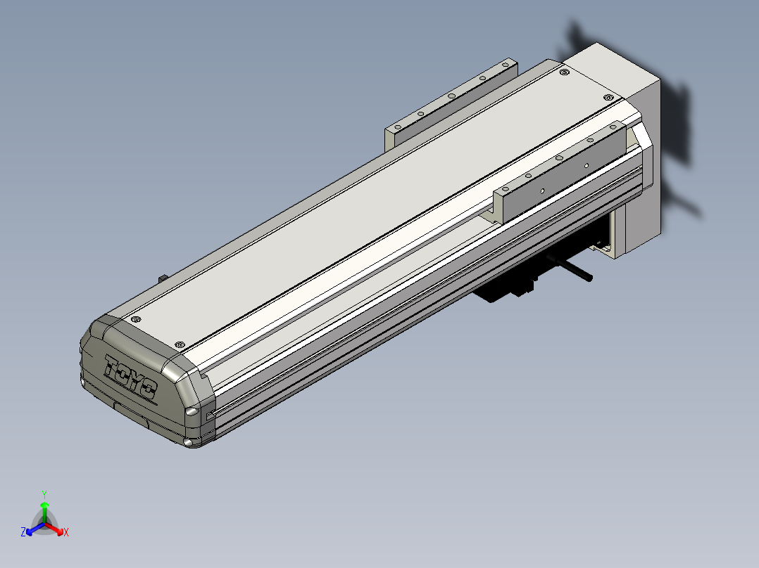 Toyo东佑达直线模组-ETH14-300-BM-400W正等轴测图