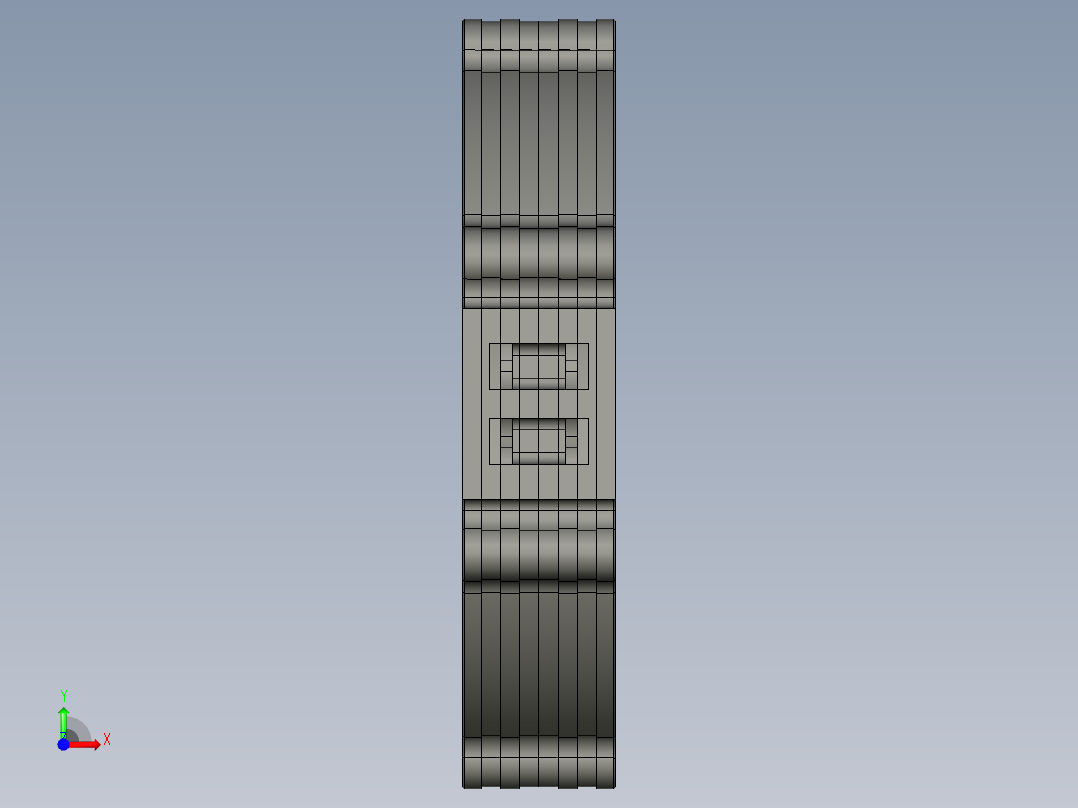 轴流电动机概念前视图
