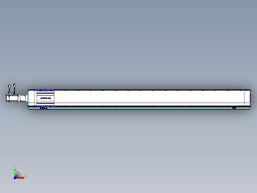VF丝杆传动-一般环境VF14-Lxx-C-S1500-BC-ZP40-C3前视图