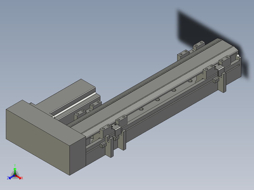 直线模组LHA6-S250-R-200W(16丝杆)设计图纸