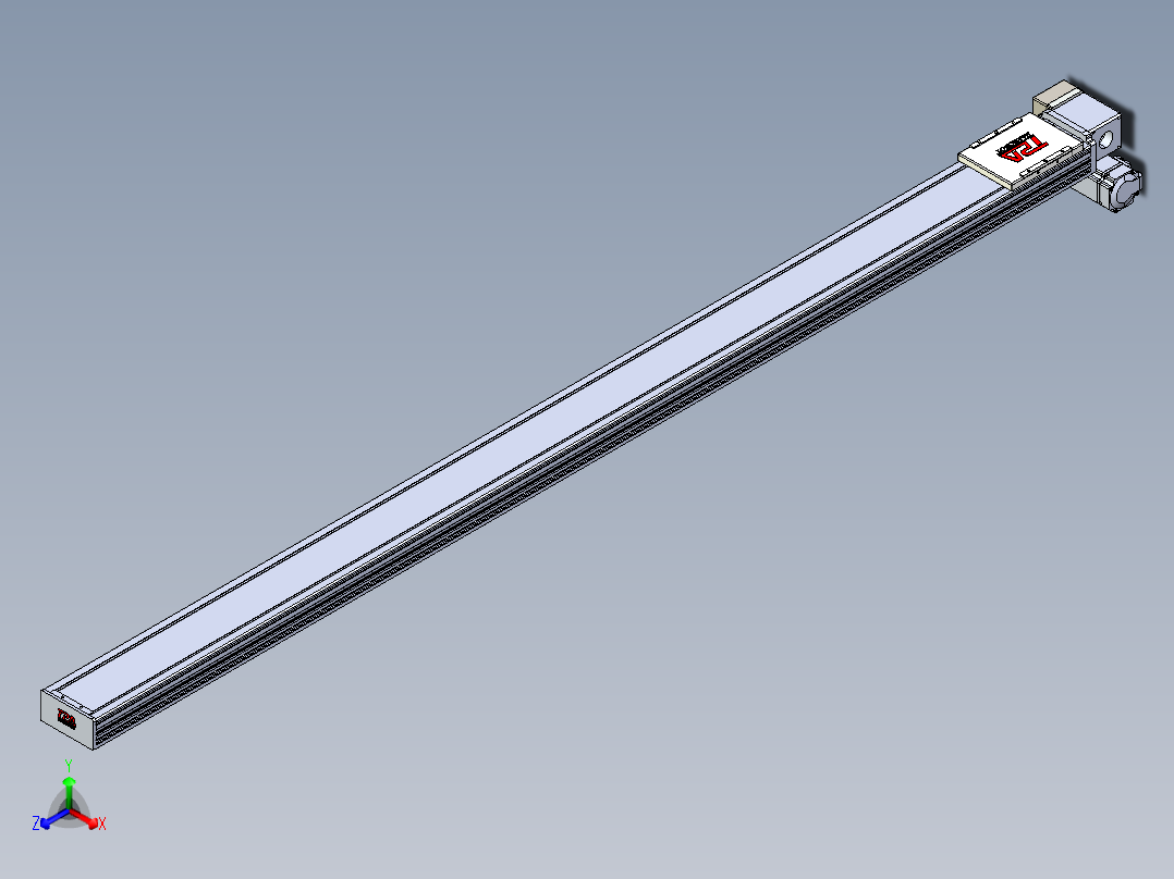 同步带全封闭直线模组TPA-HCB-110D-90-L1850-RP-Y-P40-N3