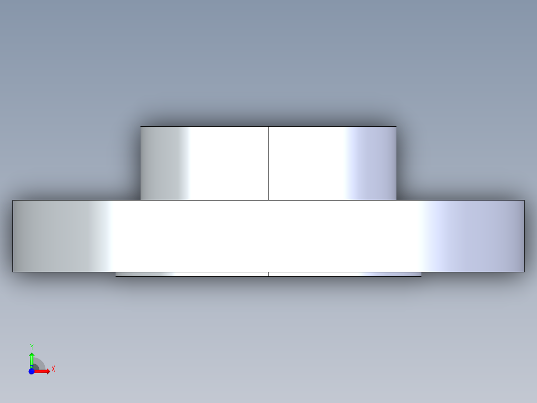 CPVC管件26-Sch80_Flange Vanstone_SOC_9854-025_2.5in前视图