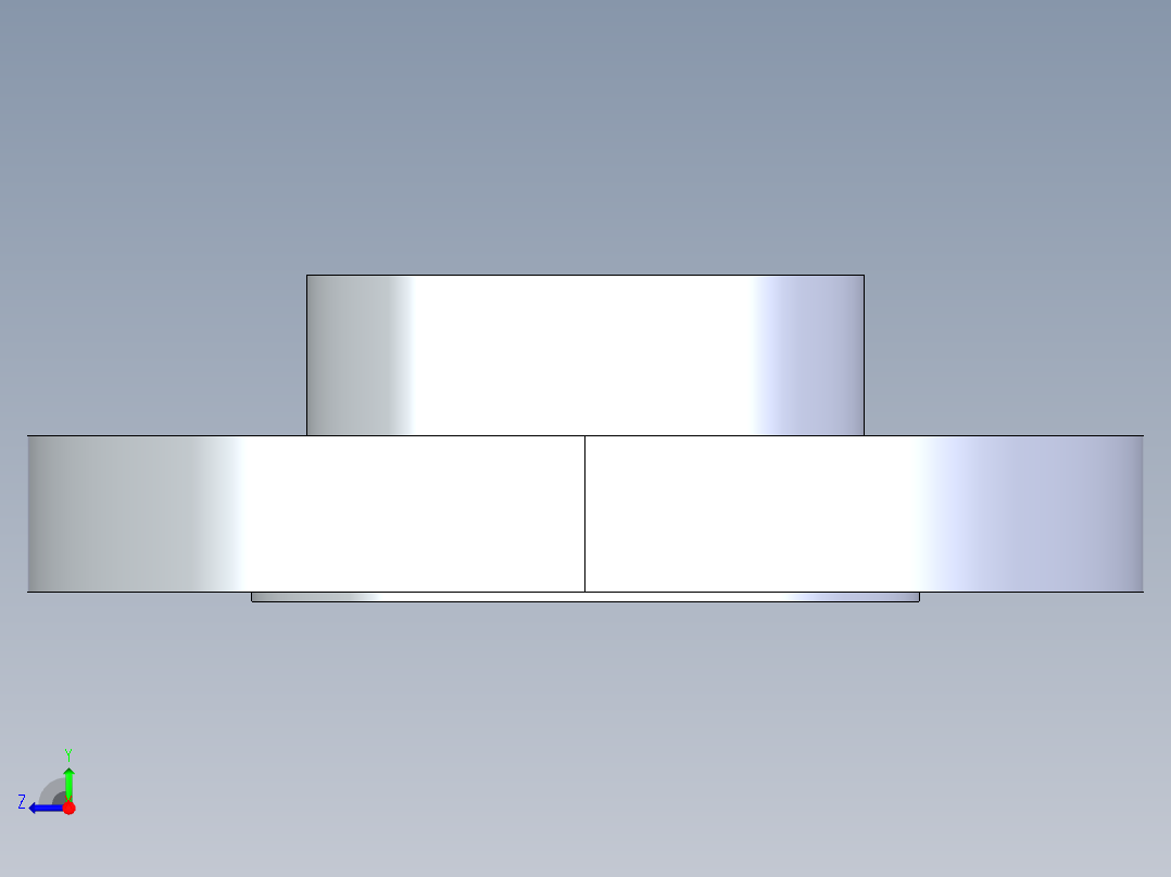 CPVC管件26-Sch80_Flange Vanstone_SOC_9854-025_2.5in右视图