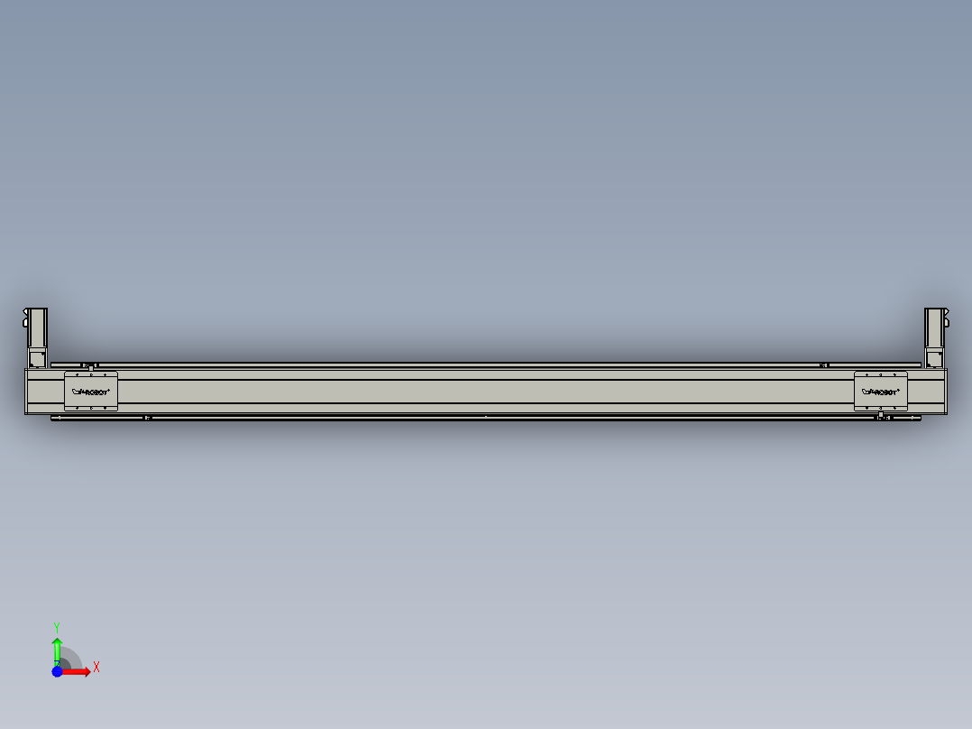 威洛博双电机滑台-VBC14S2-L100-S2200-BLR-P40-C6前视图
