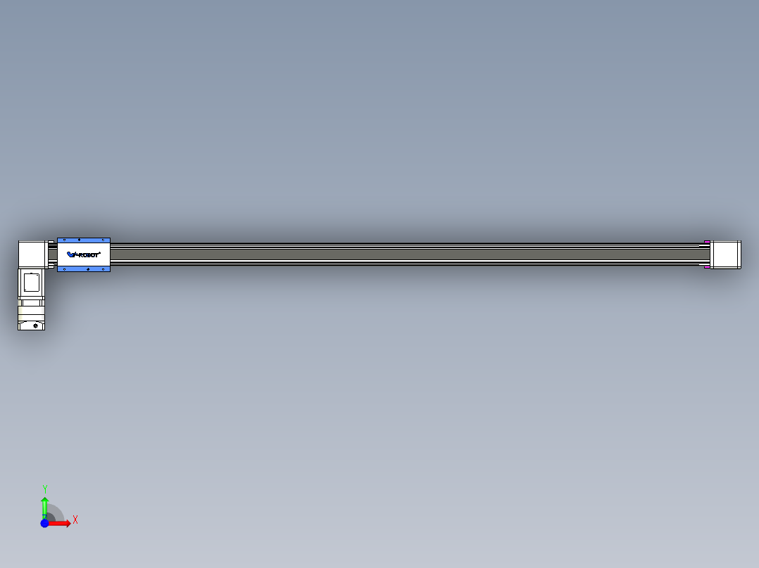 威洛博LB.GB同步带传动--欧规系列GB8-L192-S2000-BL-P75-K前视图