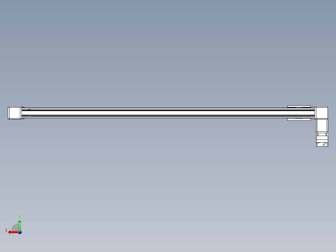 威洛博LB.GB同步带传动--欧规系列GB8-L192-S2000-BL-P75-K后视图