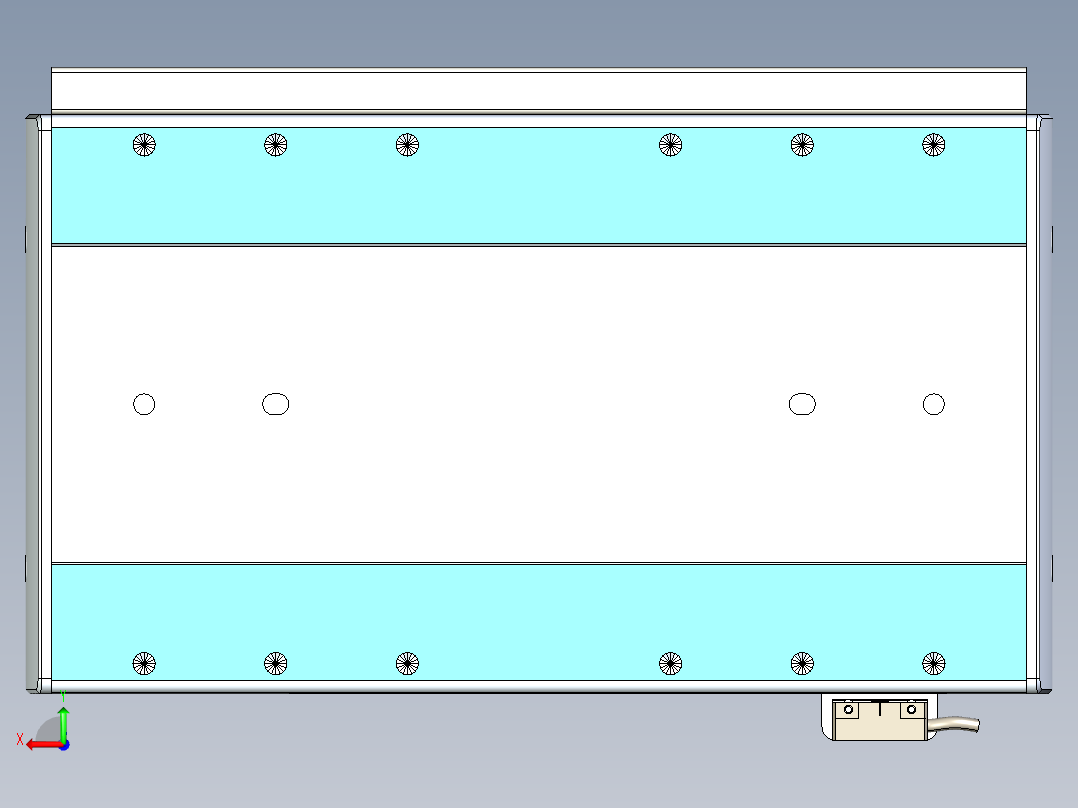 威洛博LC系列3d模型模组LC22H1Y-S200后视图
