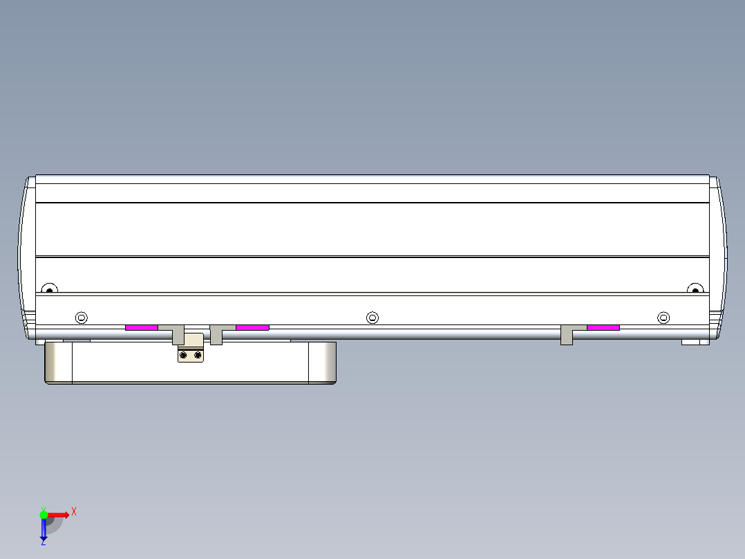 威洛博LC系列3d模型模组LC22H1Y-S200俯视图
